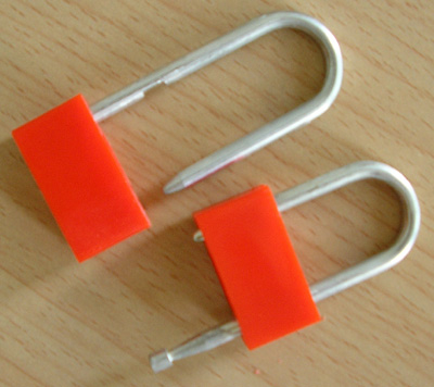 ISO/PAS17712 пронумеровали пластичные уплотнения обеспеченностью Padlock для тележек, мешка